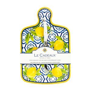 Le Cadeaux Melamine Cheeseboard with Cheese Knife Gift Set in Palermo